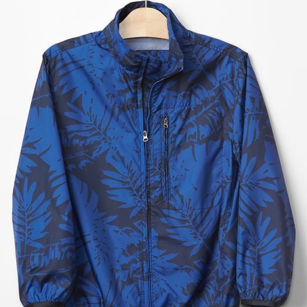 Boy's GAP Printed Windbreaker Jacket